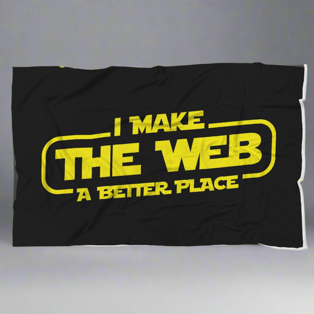 I Make The Web A Better Place Blanket - Web Designer/Web Developer Main image