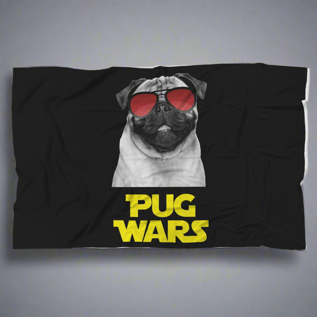 Pug Wars Return Of The Pug Blanket Main image