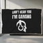 Can't Hear You I'm Gaming Video Gamer Blanket