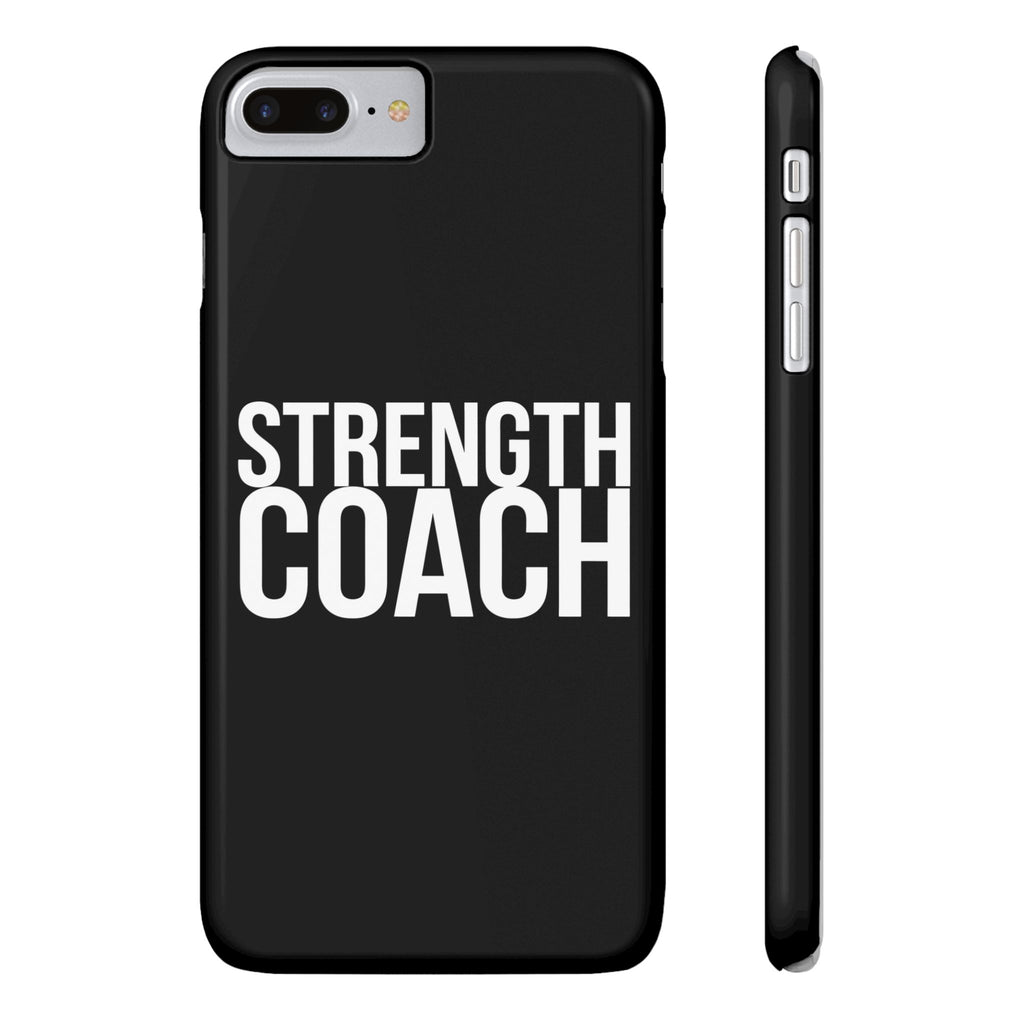 Premium Strength Coach iPhone Case | Strength Coach Gifts Slim Phone Cases