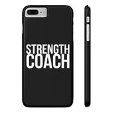 Premium Strength Coach iPhone Case | Strength Coach Gifts Slim Phone Cases Premium Strength Coach iPhone Case | Strength Coach Gifts Slim Phone Cases