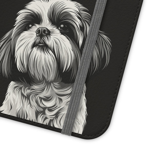 Shih Tzu Phone Case | Shih Tzu Wallet Phone Case | IPhone & Samsung Galaxy Shih Tzu Flip Cases