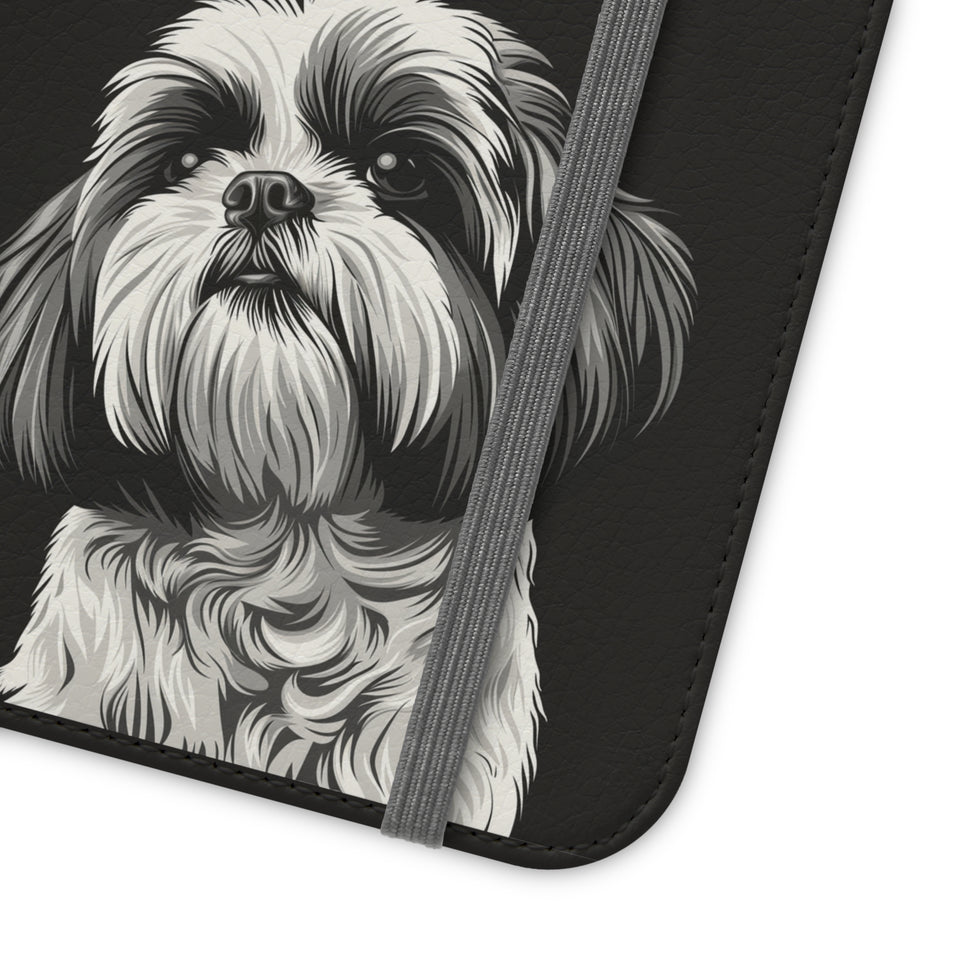 Shih Tzu Phone Case | Shih Tzu Wallet Phone Case | IPhone & Samsung Galaxy Shih Tzu Flip Cases