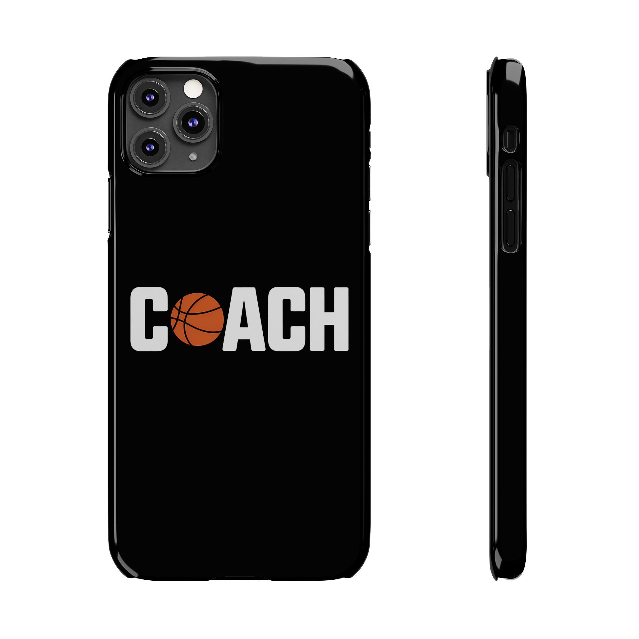 Premium Basketball Coach iPhone Case | Basketball Coach Gifts Slim Phone Cases