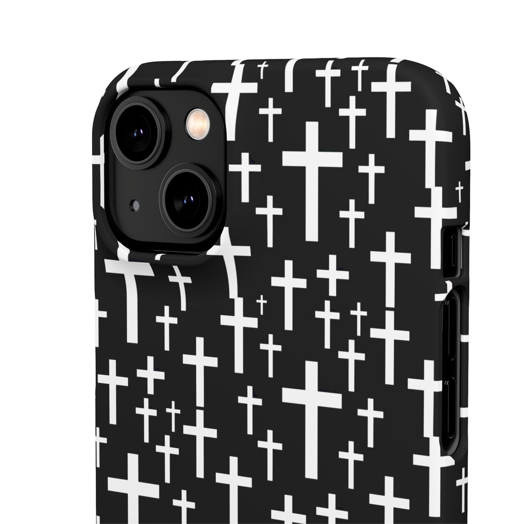 Faith In Jesus iPhone Christian Religion Phone Case | Faith Cross Phone Case | Christian Cross iPhone & Samsung Galaxy Snap Cases