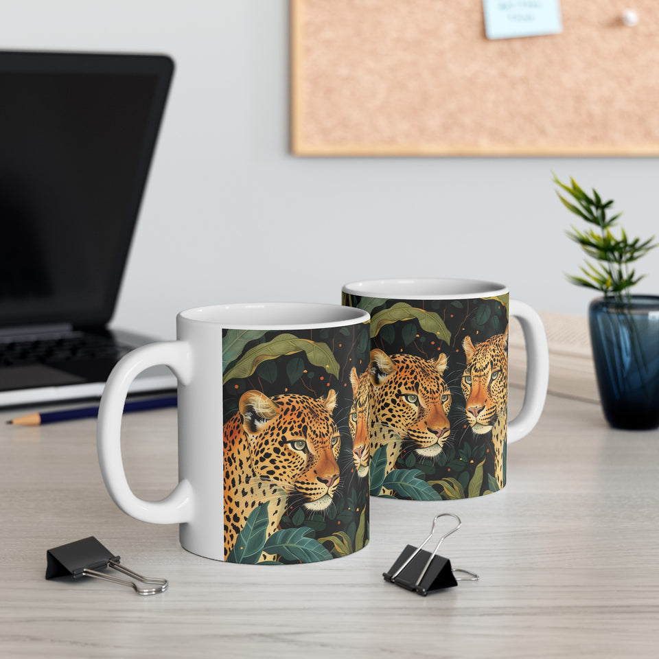 Leopard Mug | Leopard Gifts For Leopard Lovers | Leopard Presents | Leopard Ceramic Mug 11oz