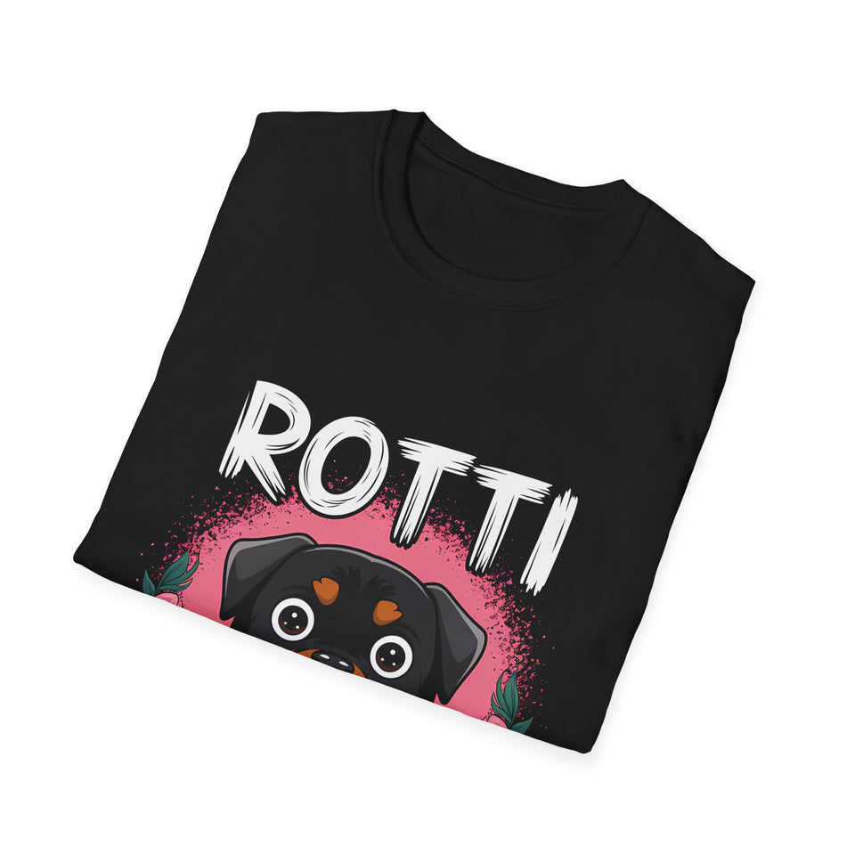 Rottie Mom Rottweiler Dog Mama Mom Unisex T-Shirt