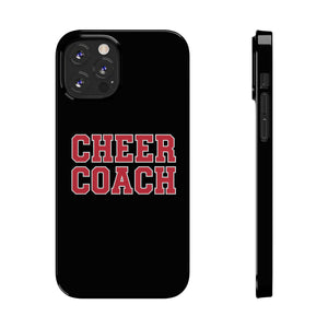 Premium Cheer Coach iPhone Case | Cheer Coach Gifts Slim Phone Cases Premium Cheer Coach iPhone Case | Cheer Coach Gifts Slim Phone Cases