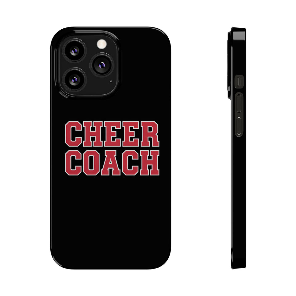 Premium Cheer Coach iPhone Case | Cheer Coach Gifts Slim Phone Cases