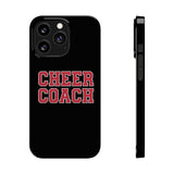 Premium Cheer Coach iPhone Case | Cheer Coach Gifts Slim Phone Cases Premium Cheer Coach iPhone Case | Cheer Coach Gifts Slim Phone Cases