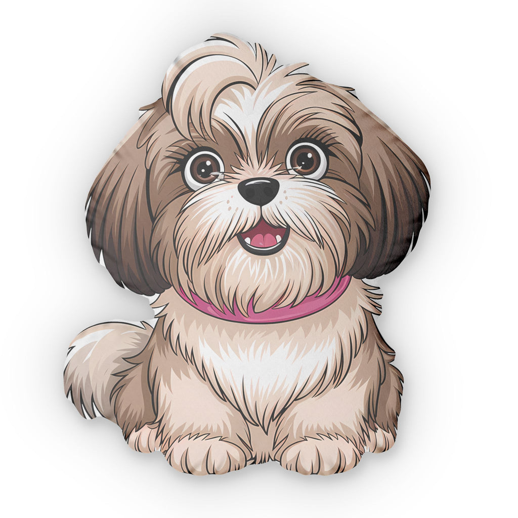 Cute Shih Tzu Custom Shaped Pillow | Shih Tzu Gift Pillow