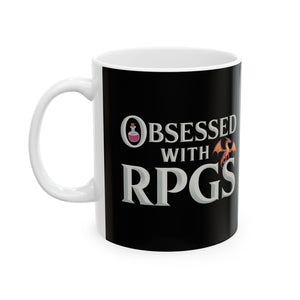 Obsessed With RPGs Ceramic Mug | Role Playing Game Gifts (11oz) Obsessed With RPGs Ceramic Mug | Role Playing Game Gifts (11oz)