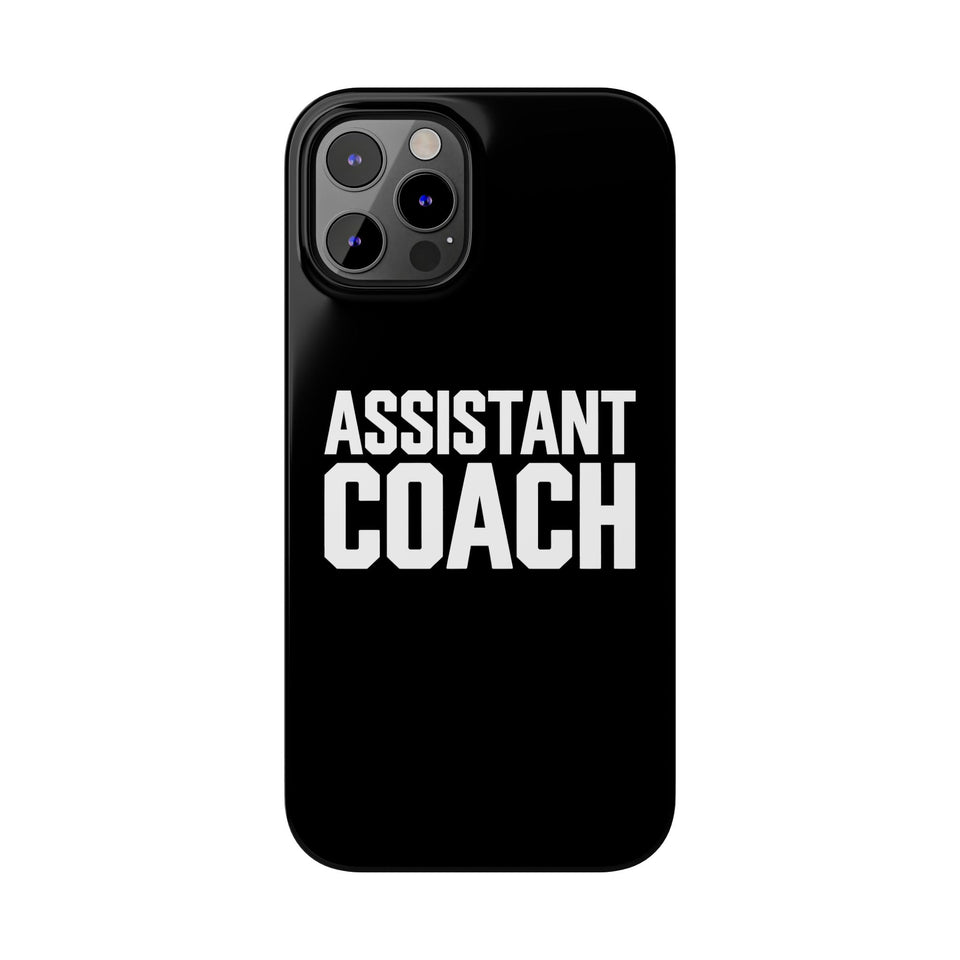 Premium Assistant Coach iPhone Case | Assistant Coach Gifts Slim Phone Cases