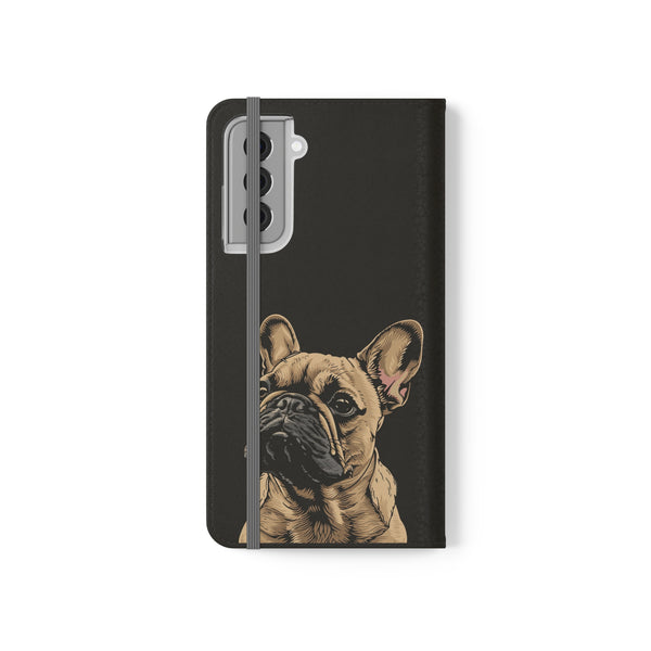 French Bulldog Phone Case | I Love My Frenchie Wallet Phone Case Gifts | IPhone & Samsung Galaxy French Bulldog Flip Cases