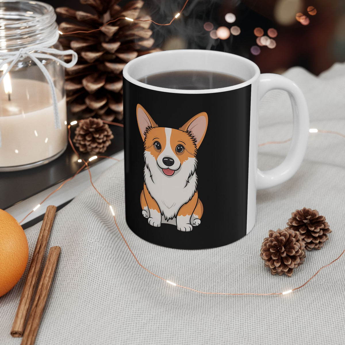 Love Corgis Ceramic Mug | Corgi Gifts (11oz)