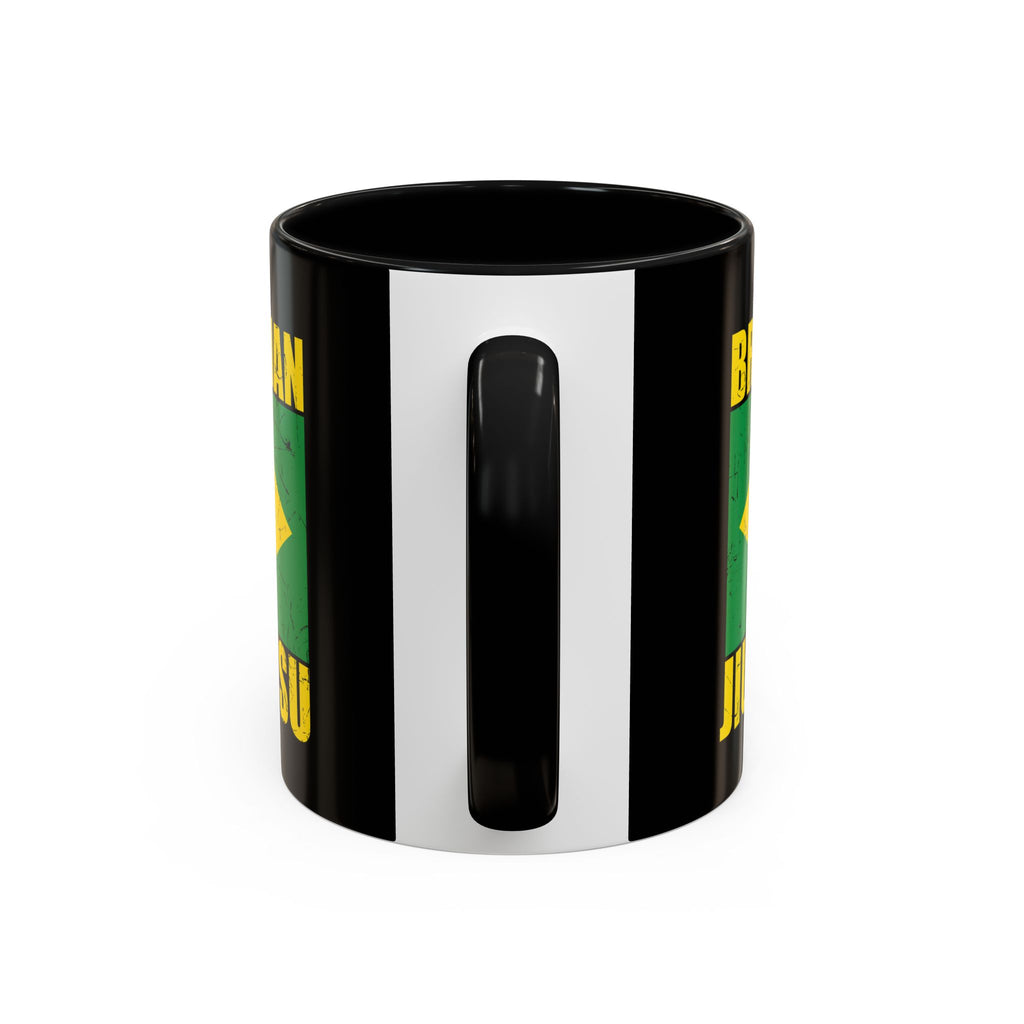 Brazilian Jiu Jitsu Flag | BJJ Accent Coffee Mug