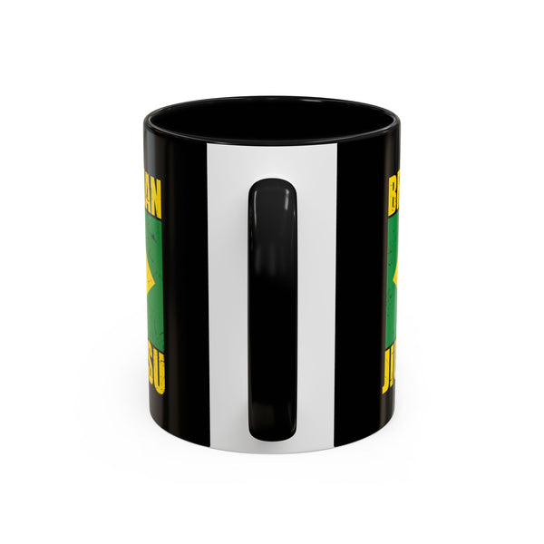 Brazilian Jiu Jitsu Flag | BJJ Accent Coffee Mug