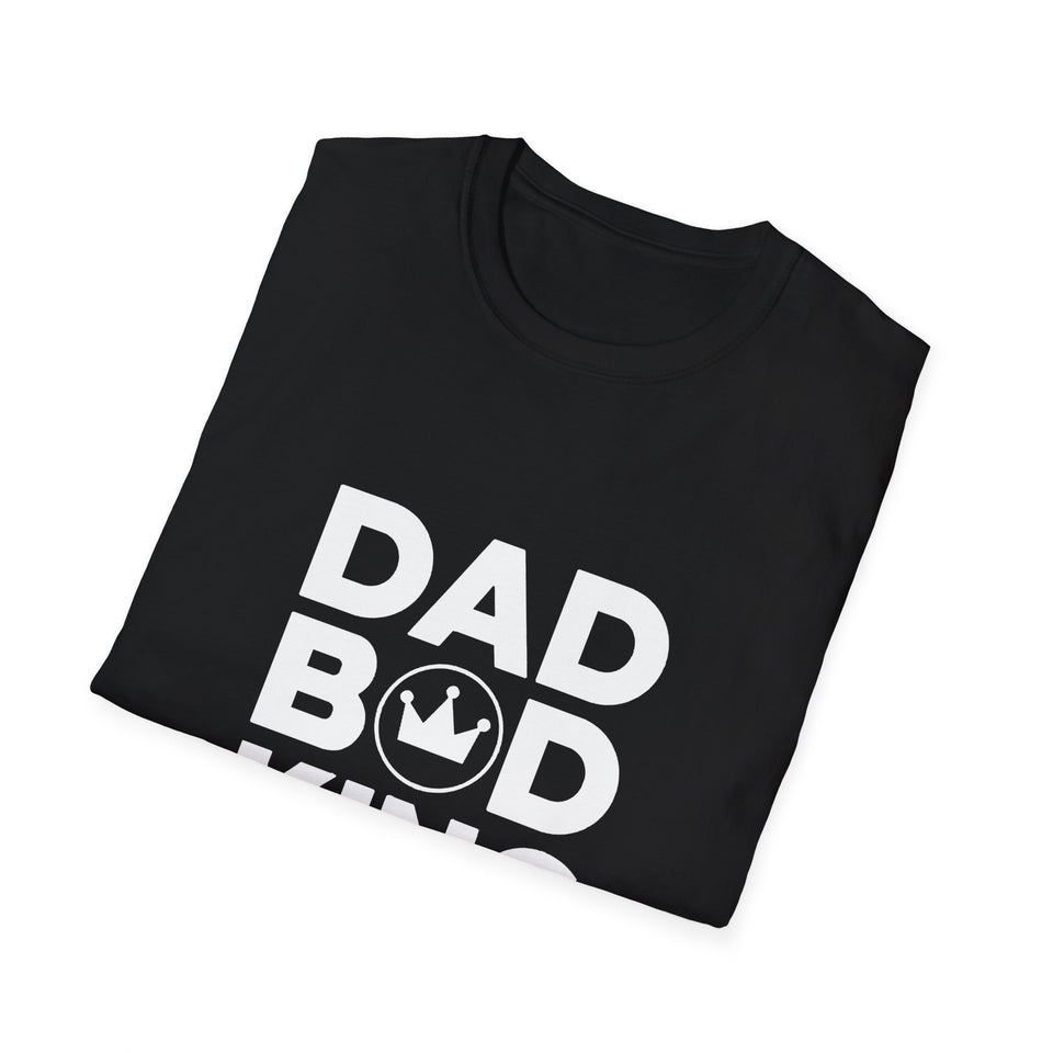 Dad Bod King T-Shirt Dad Bod King Funny Graphic Tee