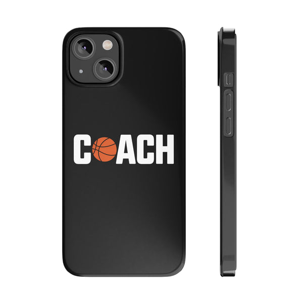 Premium Basketball Coach iPhone Case | Basketball Coach Gifts Slim Phone Cases