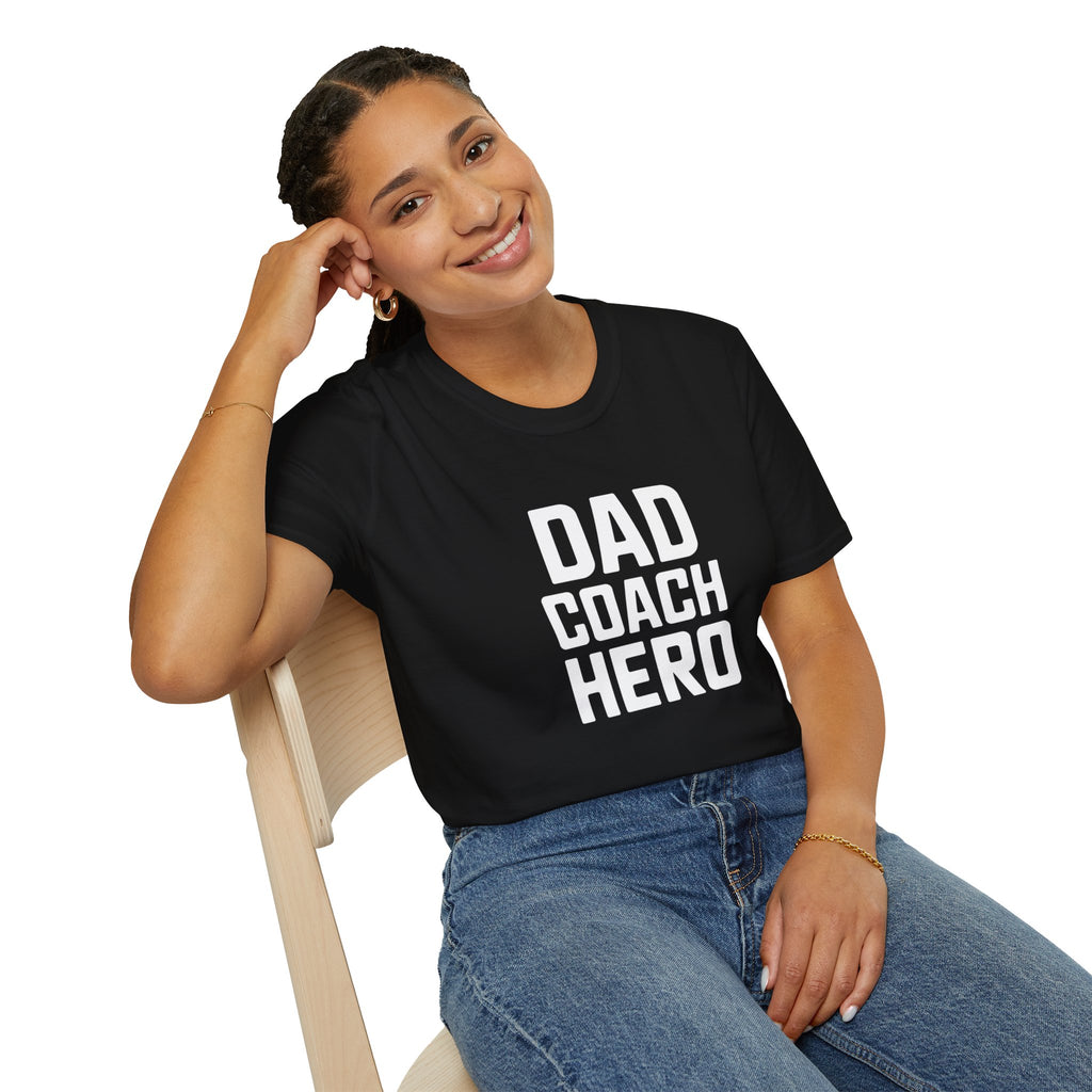 T-Shirt Dad Coach Hero Graphic Tee