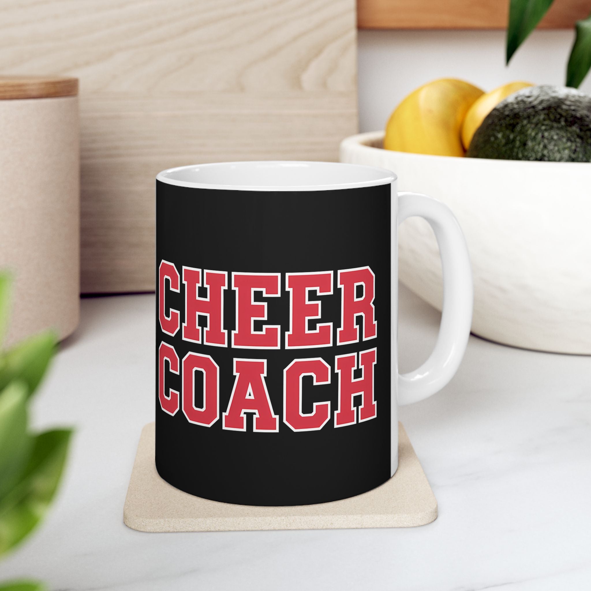 Cheer Coach Cheerleading Coach 2 Ceramic Mug | Cheerleading Coach Gifts (11oz) Main image