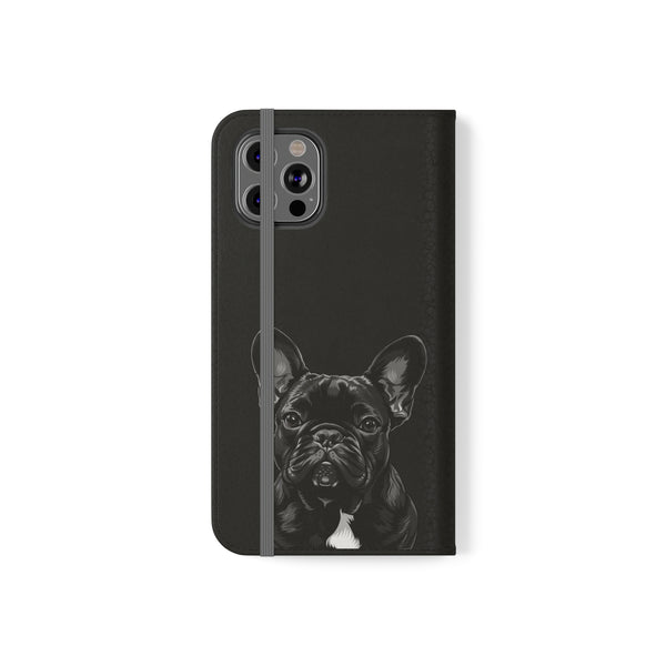 French Bulldog Phone Case | I Love My Frenchie Wallet Phone Case Gifts | IPhone & Samsung Galaxy French Bulldog Flip Cases