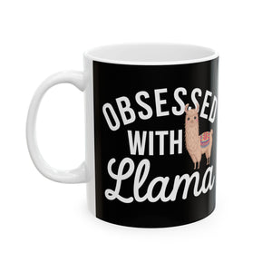 Obsessed With Llama - Cute Llamas Mug | Llama Coffee Mug | Cute Llamas Coffee Mug 11oz Obsessed With Llama - Cute Llamas Mug | Llama Coffee Mug | Cute Llamas Coffee Mug 11oz