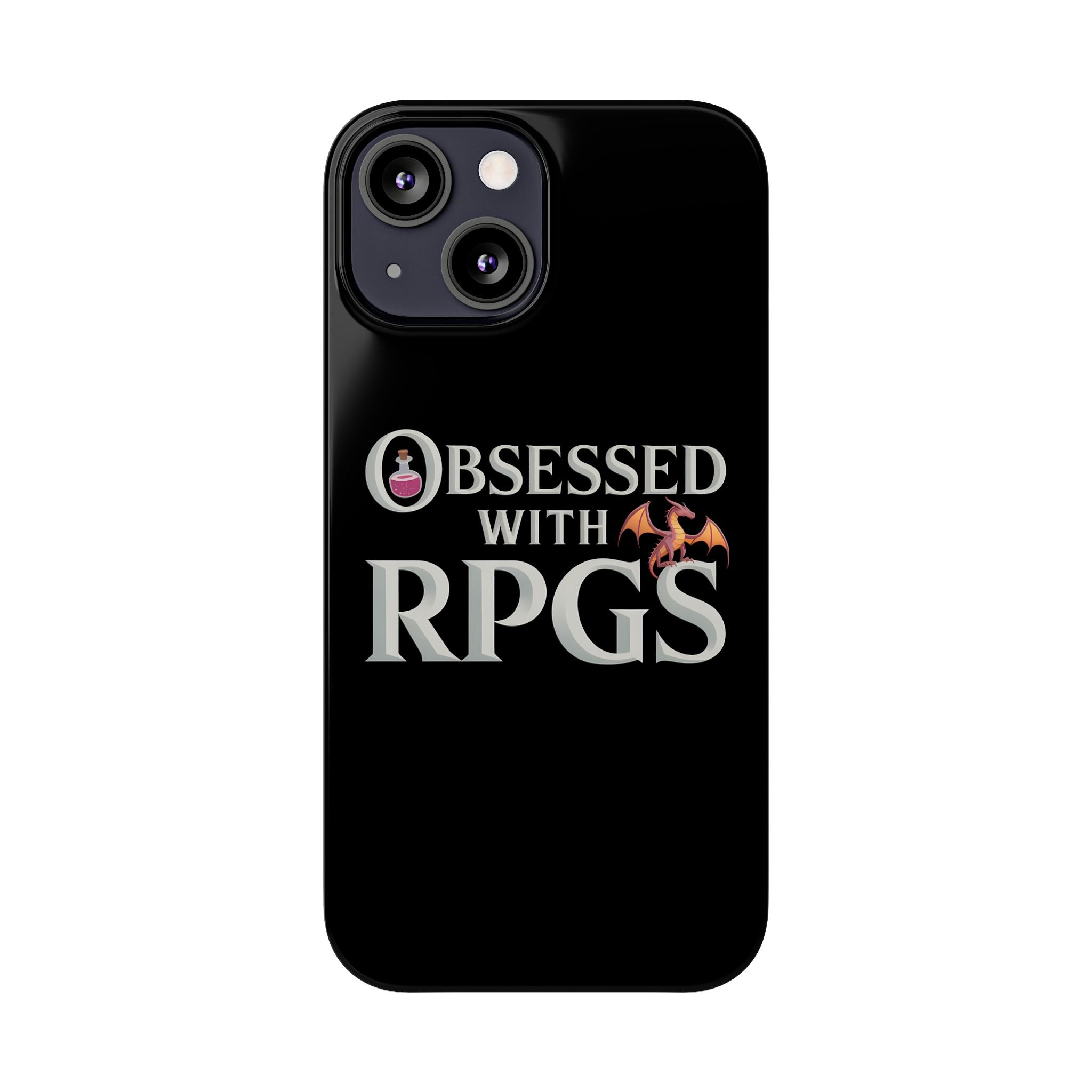 Premium Obsessed With RPGs iPhone Case | Fantasy Role Playing Game Slim Phone Cases