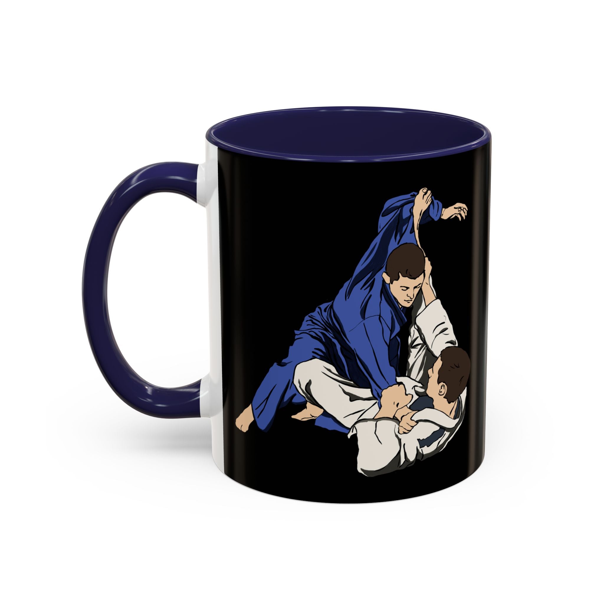Brazilian Jiu Jitsu Rolling | BJJ Accent Coffee Mug