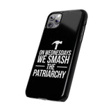 Premium On Wednesdays We Smash The Patriarchy iPhone Case | Feminist Gifts Slim Phone Cases Premium On Wednesdays We Smash The Patriarchy iPhone Case | Feminist Gifts Slim Phone Cases