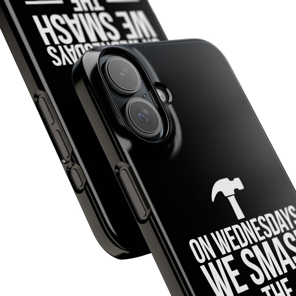 Premium On Wednesdays We Smash The Patriarchy iPhone Case | Feminist Gifts Slim Phone Cases