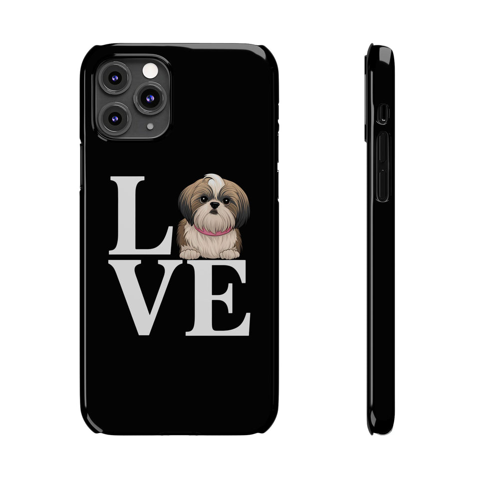 Premium Love Shih Tzu iPhone Case | Cute Shih Tzu Slim Phone Cases