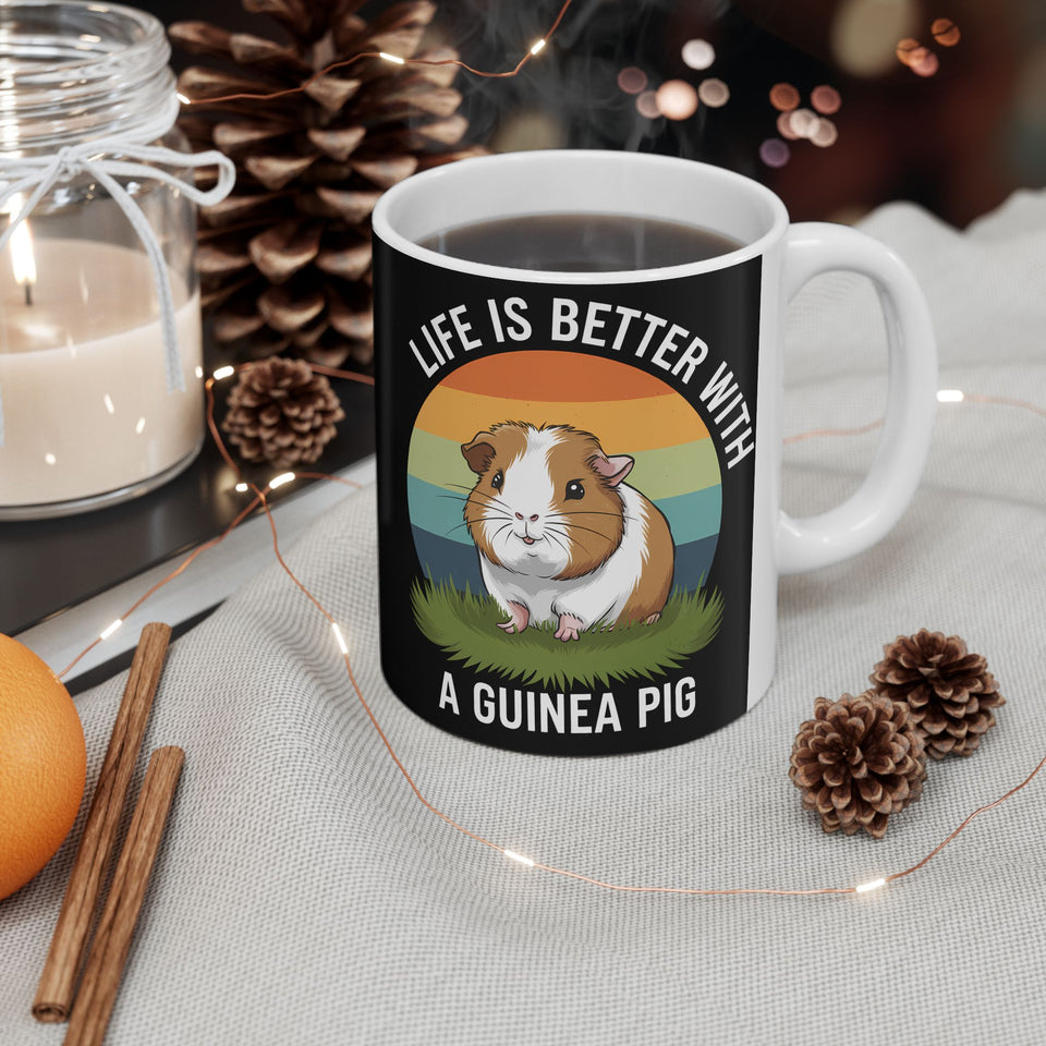 Guinea Pig Mug - Life Is Better With A Cute Guinea Pig Mug
