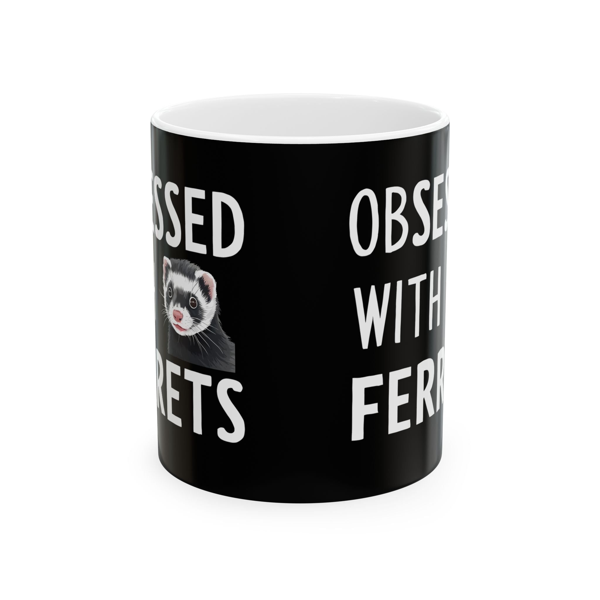 Love Ferrets Mug | Ferret Coffee Mug | Cute Ferret Lover Coffee Mug 11oz Secondary image