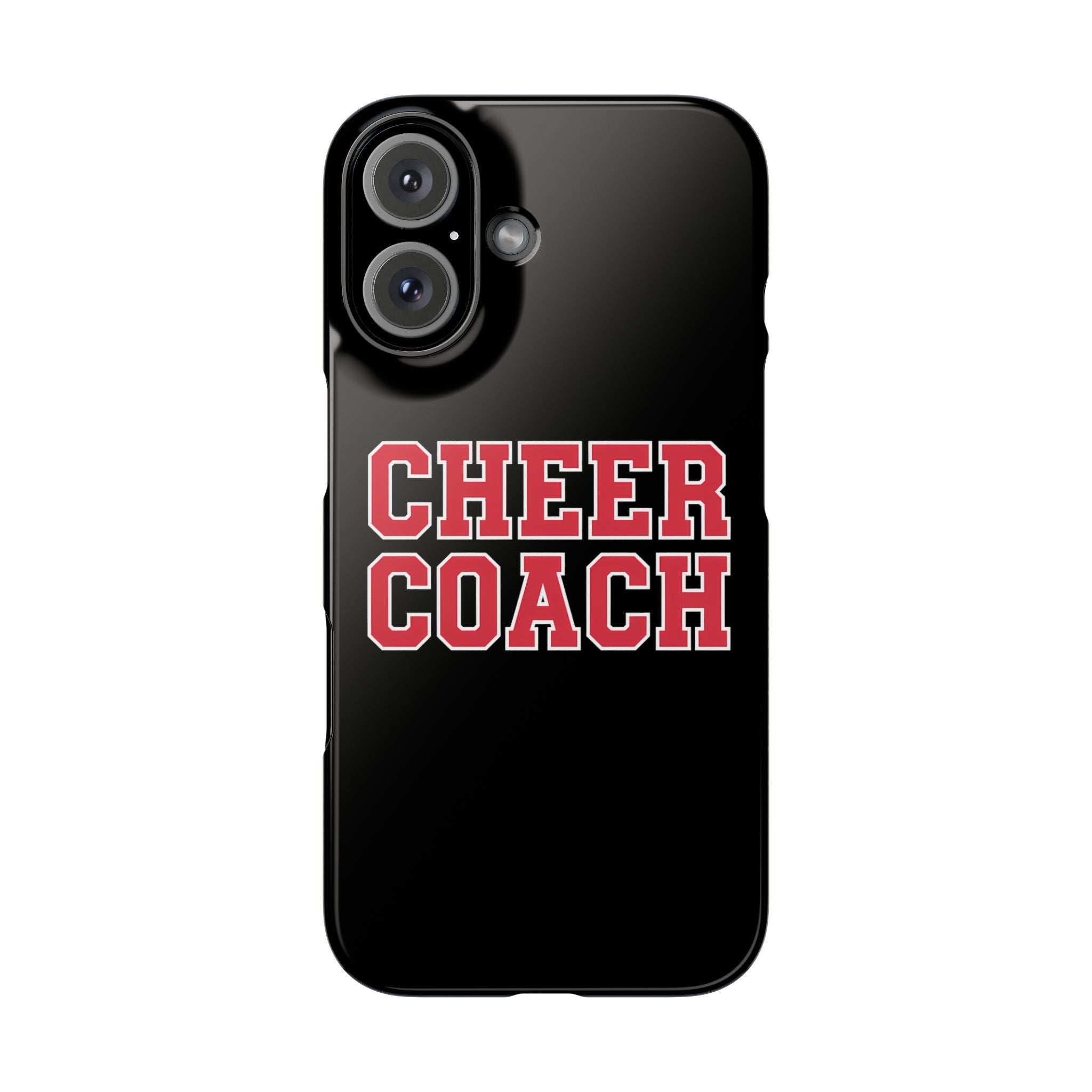 Premium Cheer Coach iPhone Case | Cheer Coach Gifts Slim Phone Cases Main image