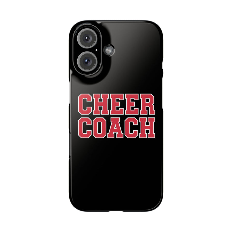 Premium Cheer Coach iPhone Case | Cheer Coach Gifts Slim Phone Cases