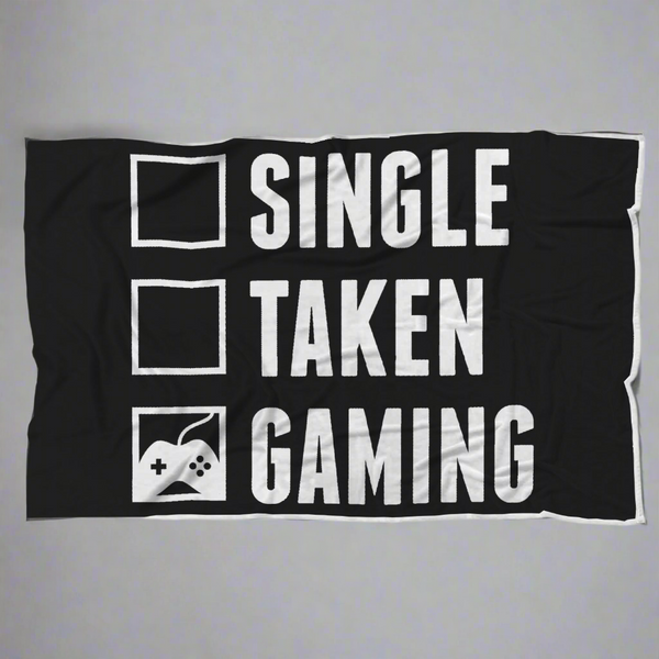 Single Taken Gaming - Video Gamer Blanket