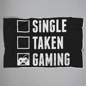 Single Taken Gaming - Video Gamer Blanket Single Taken Gaming - Video Gamer Blanket
