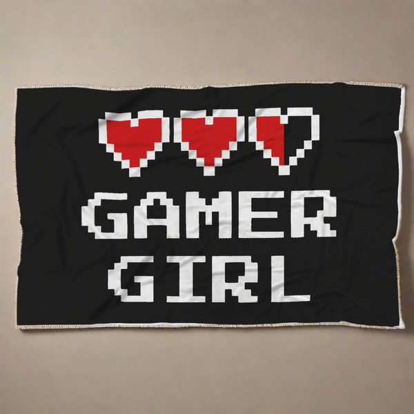 Gamer Girl - Video Game Blanket