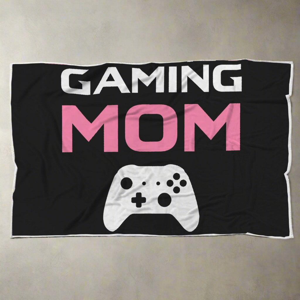 Gaming Mom - Video Game Mom Blanket