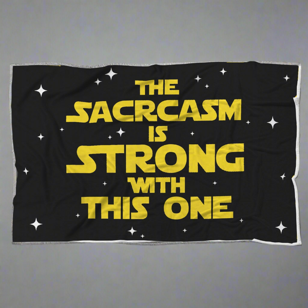 The Sarcasm Is Strong With This One Blanket