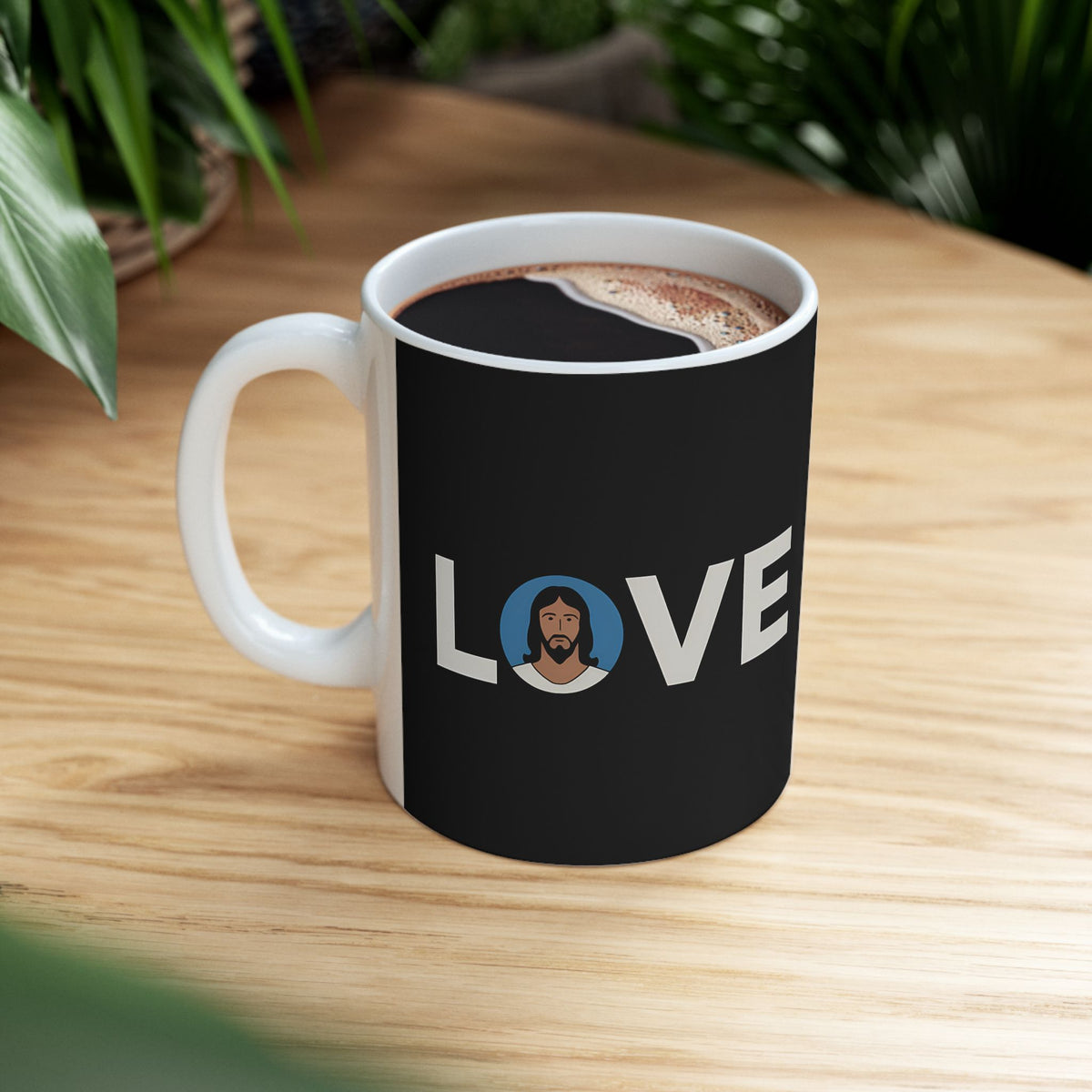 Love Jesus Ceramic Mug | Cute Faith In Jesus Gifts (11oz)