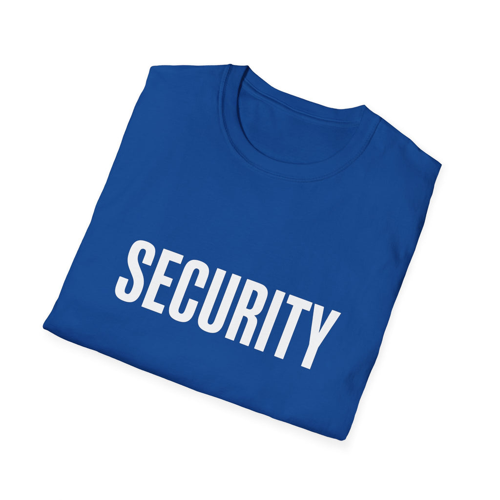 Security T-Shirt — Bold Minimalist Security Design