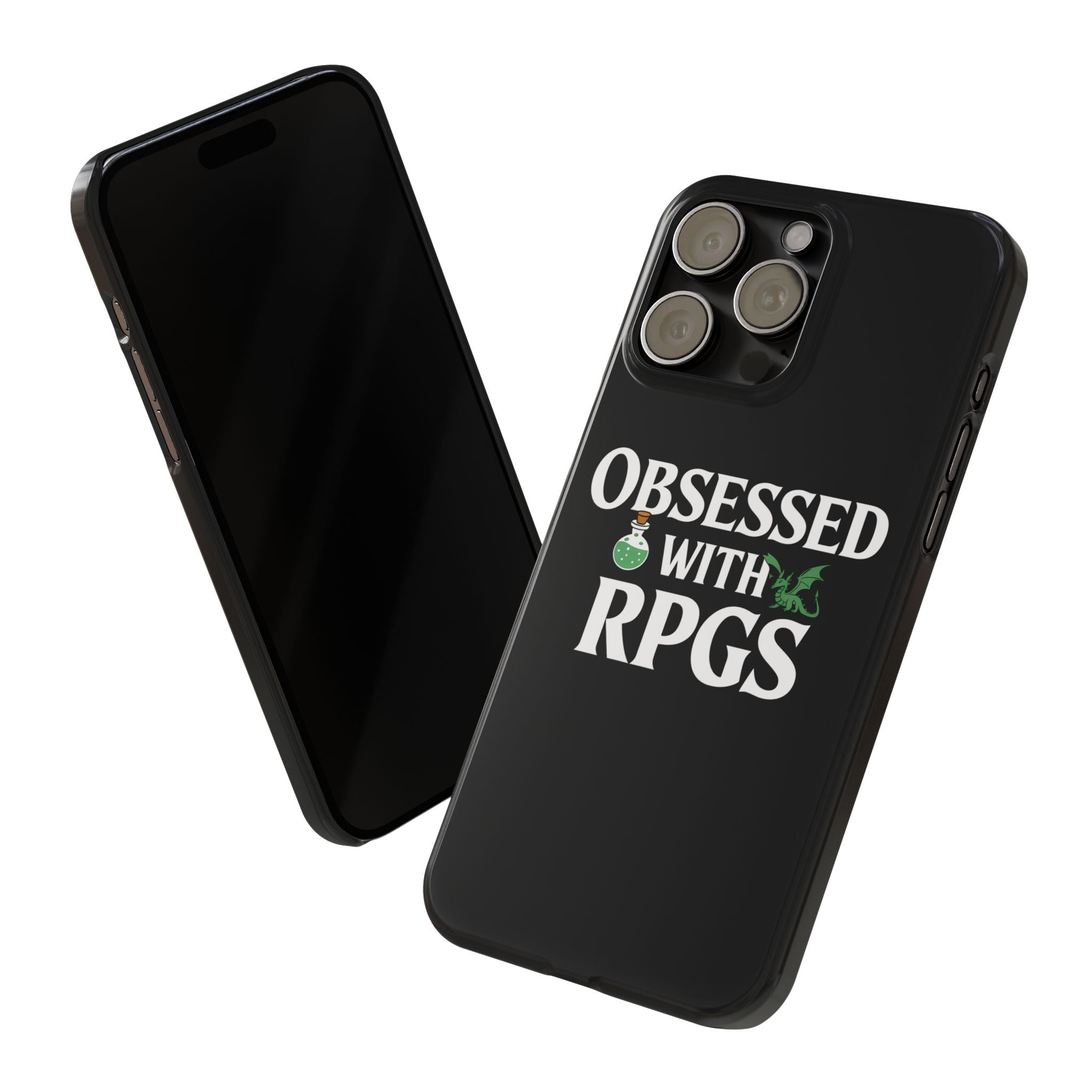 Premium Obsessed With RPGs iPhone Case | Role Playing Game Slim Phone Cases