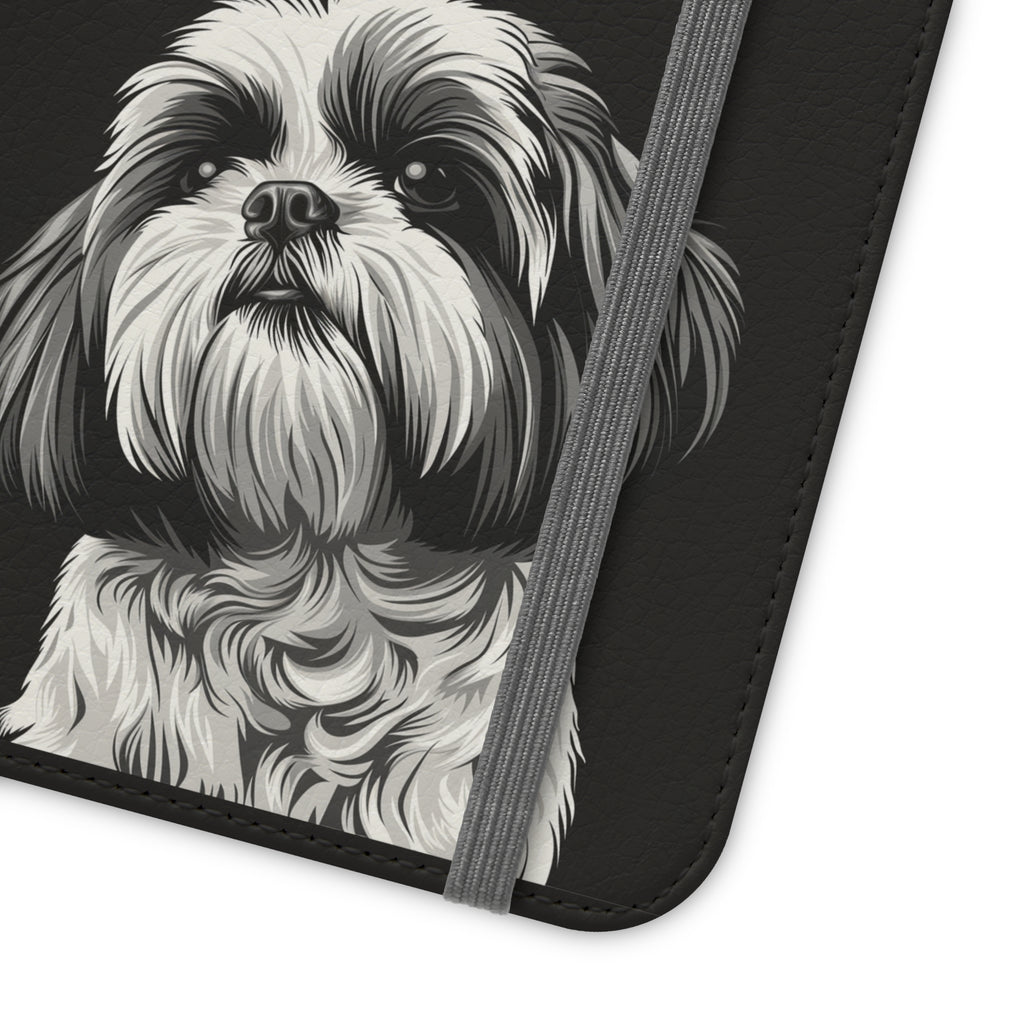 Shih Tzu Phone Case | Shih Tzu Wallet Phone Case | IPhone & Samsung Galaxy Shih Tzu Flip Cases