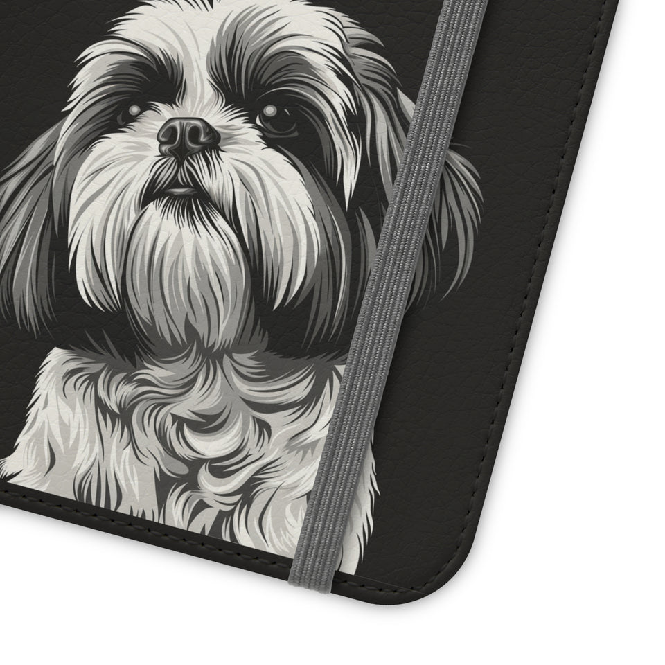 Shih Tzu Phone Case | Shih Tzu Wallet Phone Case | IPhone & Samsung Galaxy Shih Tzu Flip Cases