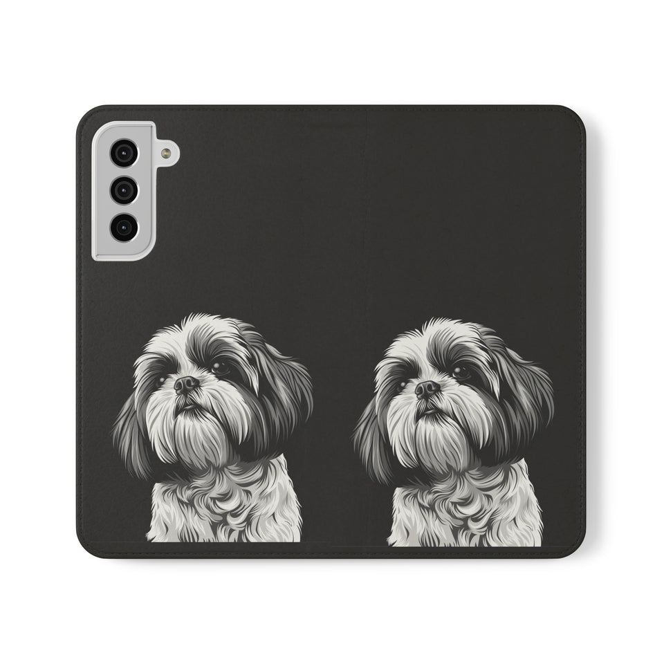 Shih Tzu Phone Case | Shih Tzu Wallet Phone Case | IPhone & Samsung Galaxy Shih Tzu Flip Cases