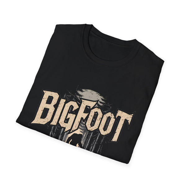 Bigfoot Shirt | Sasquatch Bigfoot T Shirt | Bigfoot In Forest Tee Shirt | Sasquatch Bigfoot Unisex Softstyle T-Shirt 3