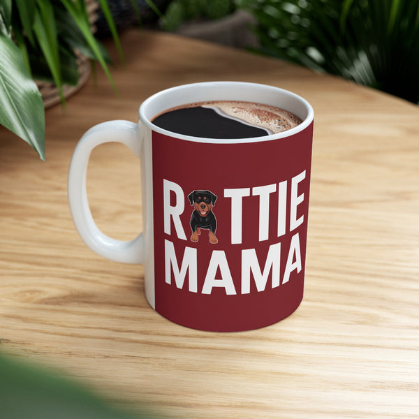 Rottie Mama Rottweiler Mug | Rottweiler Gifts | Gifts For Rottweiler Ceramic Mug 11oz