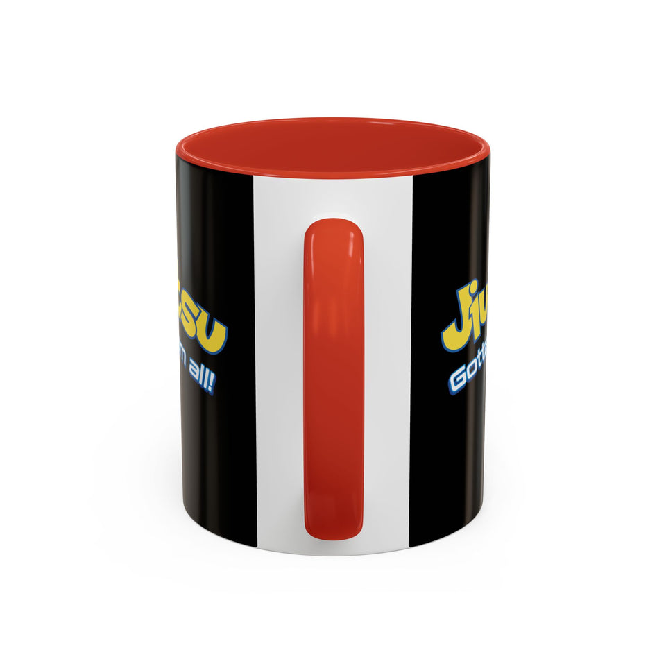 Brazilian Jiu Jitsu Gotta Tap Them All | BJJ Accent Coffee Mug